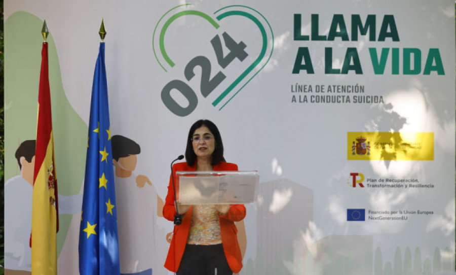 El Gobierno y entidades sociales presentan el teléfono 024 para prevenir los suicidios