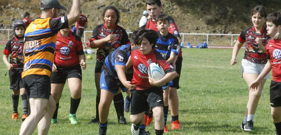 Concentración de escuelas de rugby en Vilagarcía