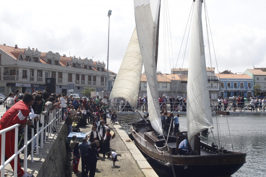 “As Letras no Mar” estreará a tempada de vela tradicional en A Illa neste 17 de maio