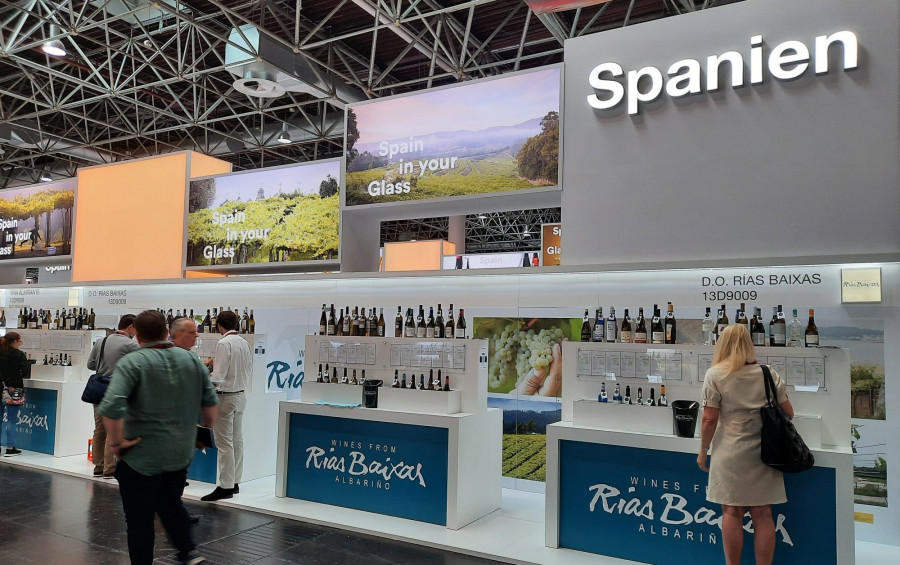Rías Baixas ofrece un túnel del vino con 99 marcas en la prestigiosa feria alemana Prowein