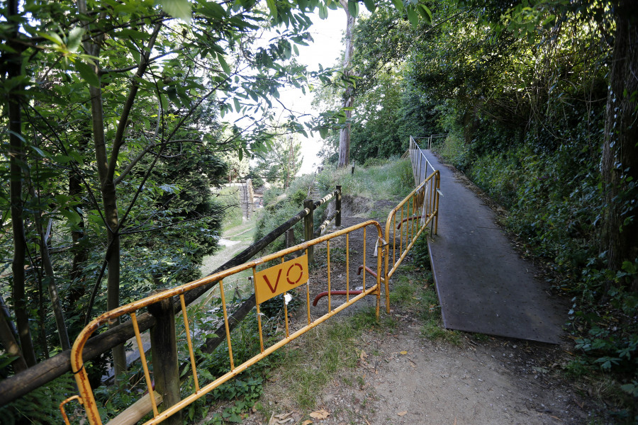 Vilagarcía pierde la subvención estatal para renovar las barandillas del parque Valdés Bermejo