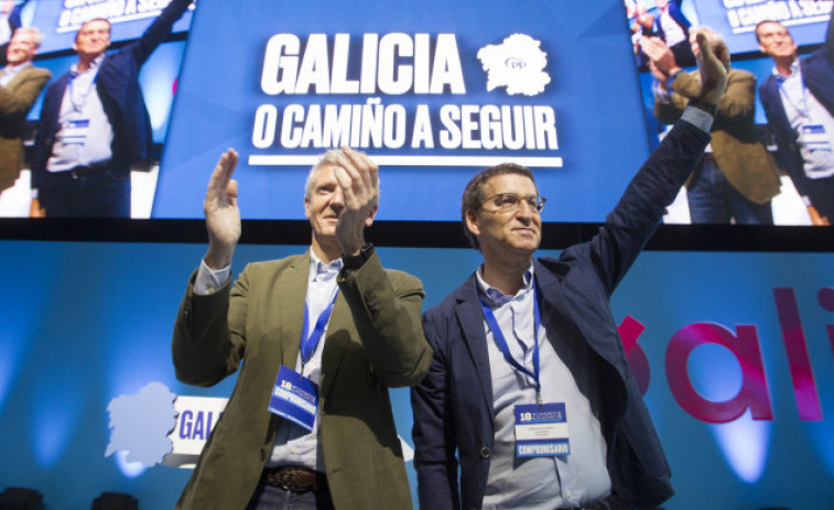 Alfonso Rueda, proclamado líder del PPdeG con el 97,2 por ciento de los votos