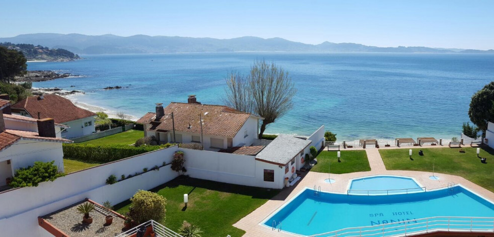 ​El pódium de los hoteles de Sanxenxo, según TripAdvisor