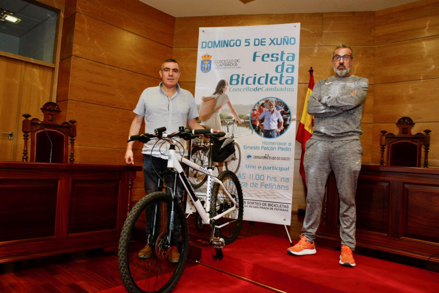 La Festa da Bicicleta regresa con cambio de fecha y un homenaje al cambadés Ernesto Falcón