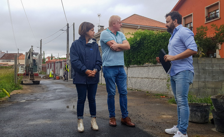 Dotan de agua potable y saneamiento en el lugar pobrense de O Campiño tras invertir 73.646 euros