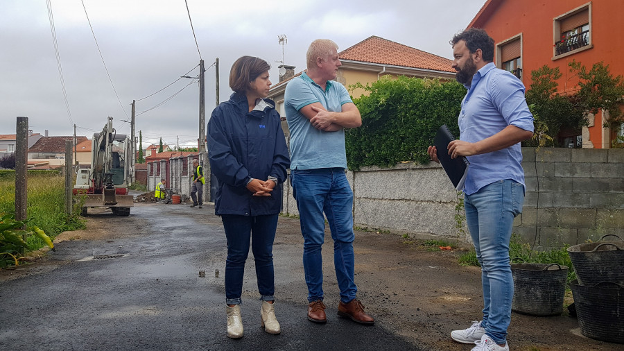 Dotan de agua potable y saneamiento en el lugar pobrense de O Campiño tras invertir 73.646 euros