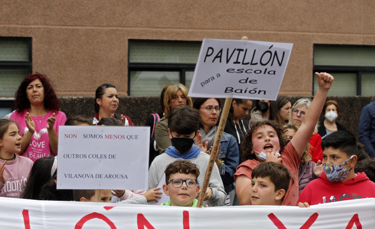 El CEIP Baión se alza en pie de guerra tras 32 años de espera por un pabellón