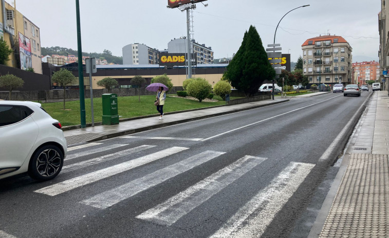 Ribeira instalará medidas innovadoras de refuerzo de la seguridad viaria en cuatro pasos de peatones de la Avenida da Coruña