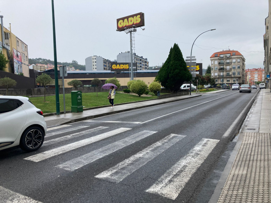 Ribeira instalará medidas innovadoras de refuerzo de la seguridad viaria en cuatro pasos de peatones de la Avenida da Coruña