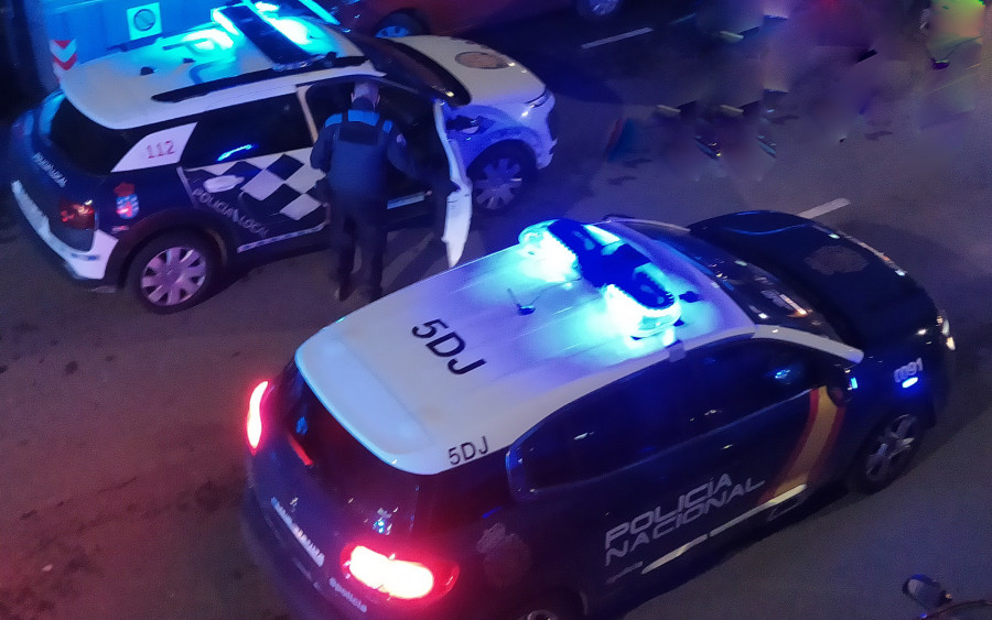 Movilizadas las Policías Local y Nacional por un aviso de un posible robo en una finca de Oleiros, en Ribeira