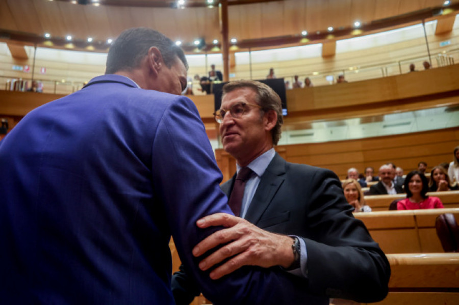 Sánchez desoye la oferta de pactos de Feijóo y le pide no estorbar