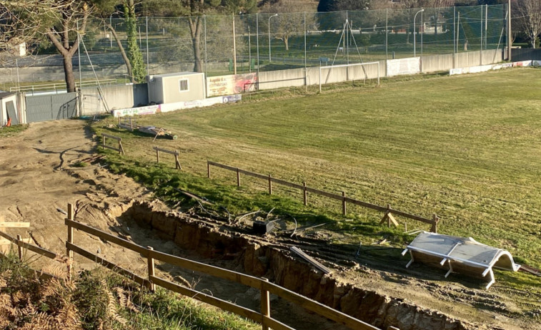 El remodelado campo de fútbol de Mirallos estará en funcionamiento para la próxima temporada