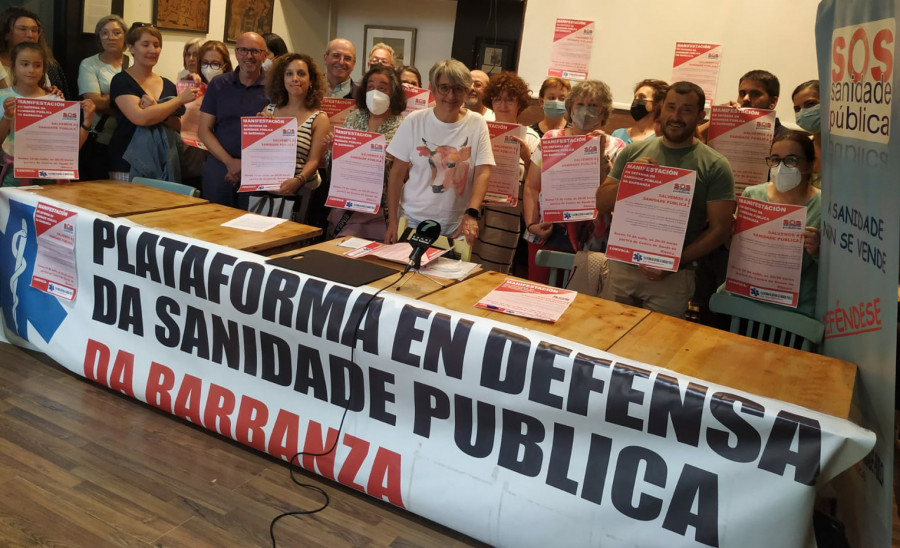 Convocan una manifestación para el 14 de julio para denunciar las numerosas carencias sanitarias en O Barbanza