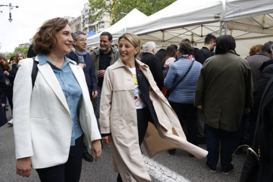 Ada Colau apoya a Yolanda Díaz: “Caminamos a tu lado para  que seas la futura presidenta”