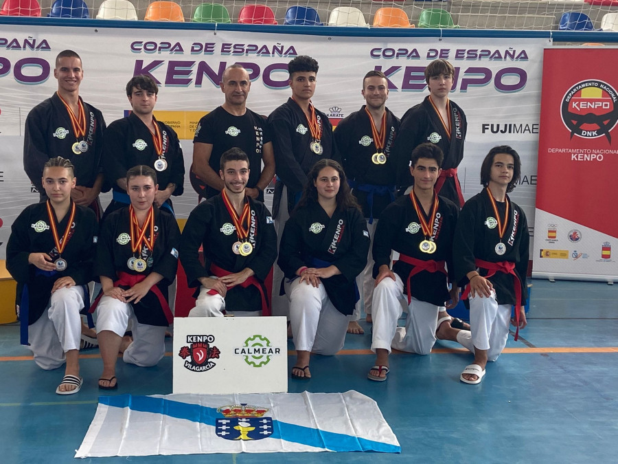 El Kenpo Vilagarcía Calmear se exhibe en la Copa de España