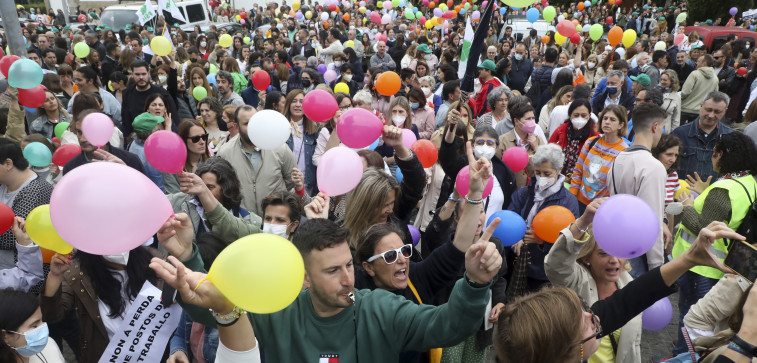 La enseñanza concertada protesta por el cierre de aulas en Galicia