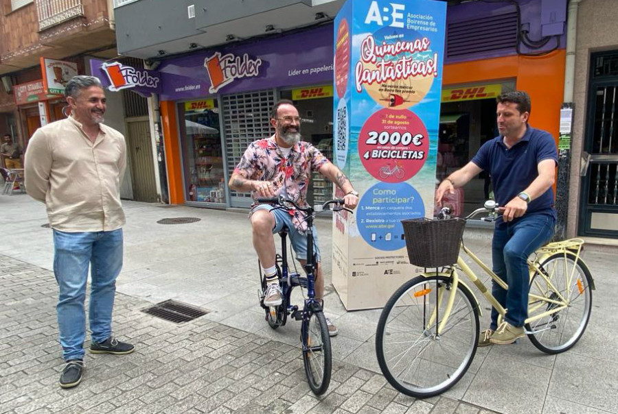 El comercio de Boiro sorteará este verano 2.000 euros en vales y cuatro bicicletas en su Quincena fantástica"