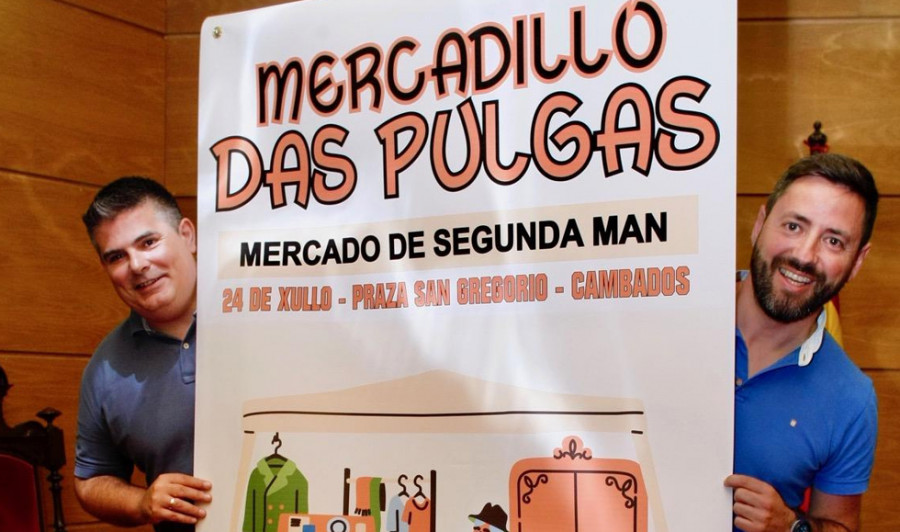 Cambados organiza un mercado para que particulares puedan vender productos  de segunda mano