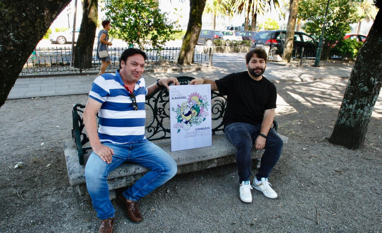 El meisino Pablo Sartal gana el concurso para ilustrar el cartel de la Festa del Albariño