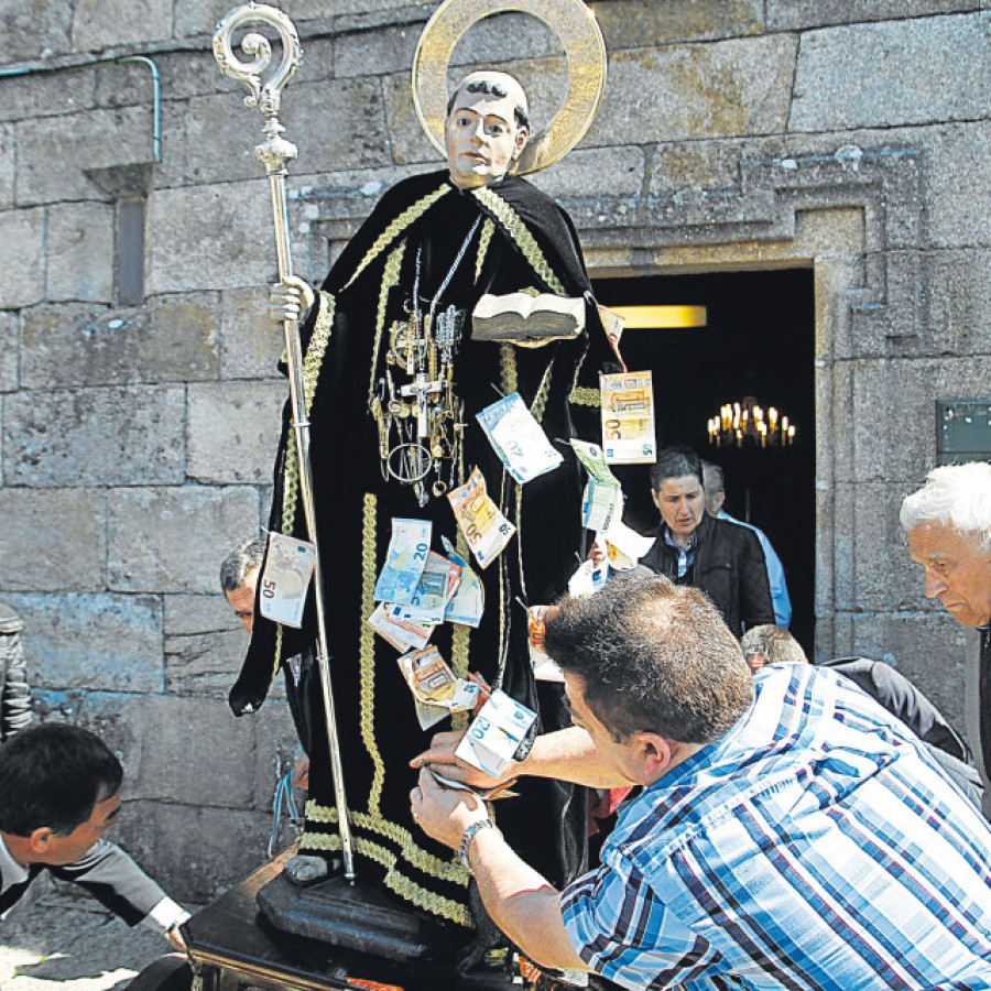Ni San Benito, el santo “máis milagreiro”, se libra de los ladrones
