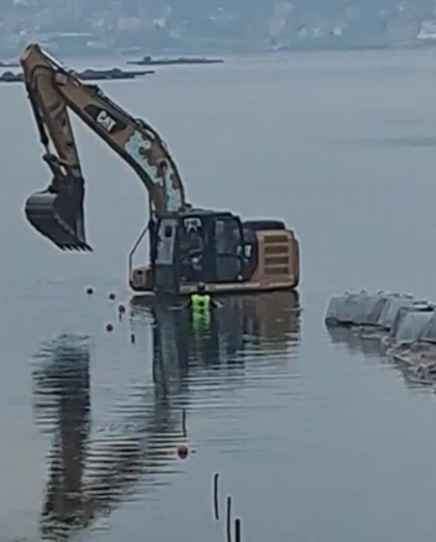 El BNG demanda al Gobierno de España la paralización de las obras en la playa de A Marxa, en Boiro