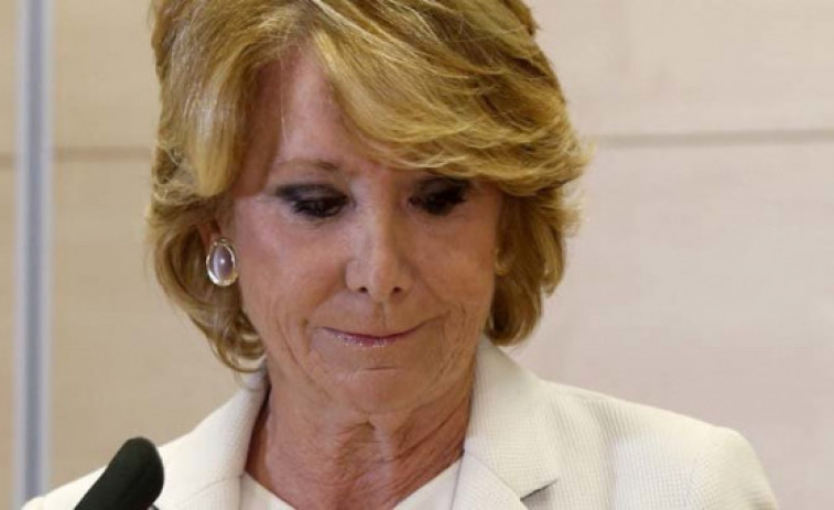 Esperanza Aguirre cierra la candidatura del PP en Cardeñadijo (Burgos)