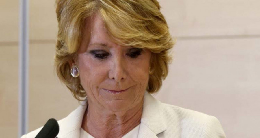 Esperanza Aguirre cierra la candidatura del PP en Cardeñadijo (Burgos)