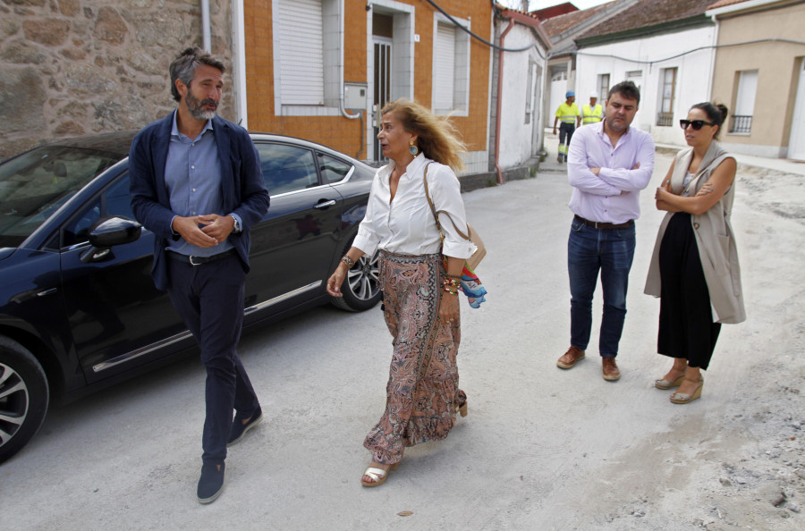 Las obras de humanización de la Rúa Sobrán estarán listas antes de acabar el año