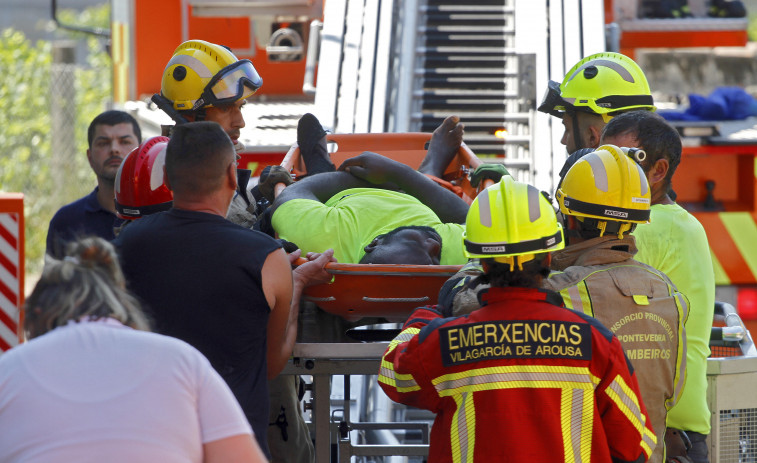 Rescatan a un trabajador en Frigoatún