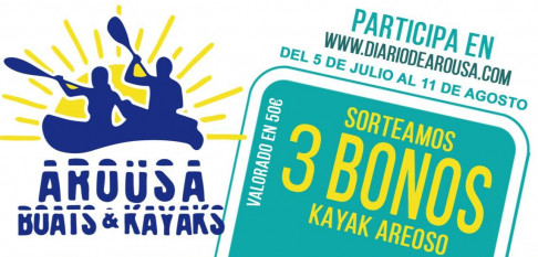 Diario de Arousa sortea 3 bonos dobles para la ruta Kayak Areoso