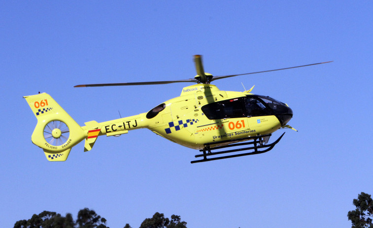 Herido de gravedad un hombre tras caer de su bicicleta en Abanqueiro, en Boiro