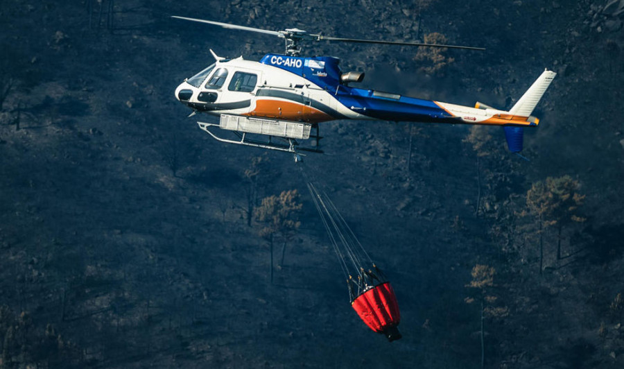 Medio Rural investiga la posible intencionalidad de los incendios  forestales de Boiro y Xiabre