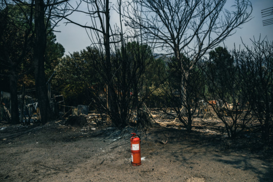 El incendio del Barbanza comenzó en la chimenea de una casa