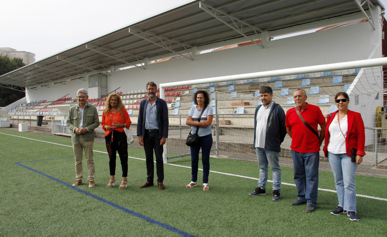 El campo del San Martín ya presume de nueva cubierta