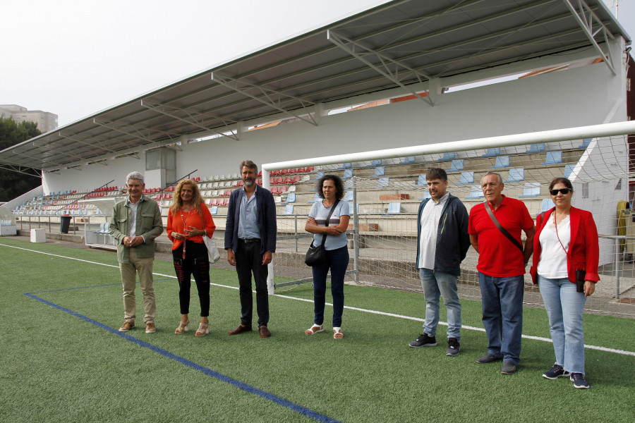 El campo del San Martín ya presume de nueva cubierta