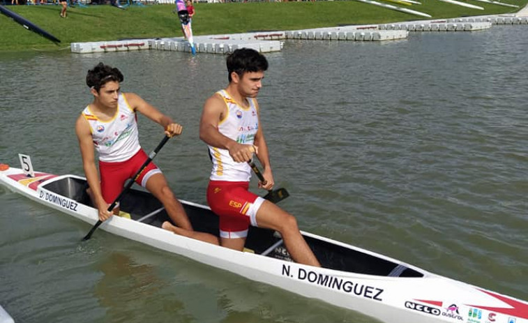 Diego y Noel Domínguez, del Breogán, se meten en la final de C2 500 en el Mundial