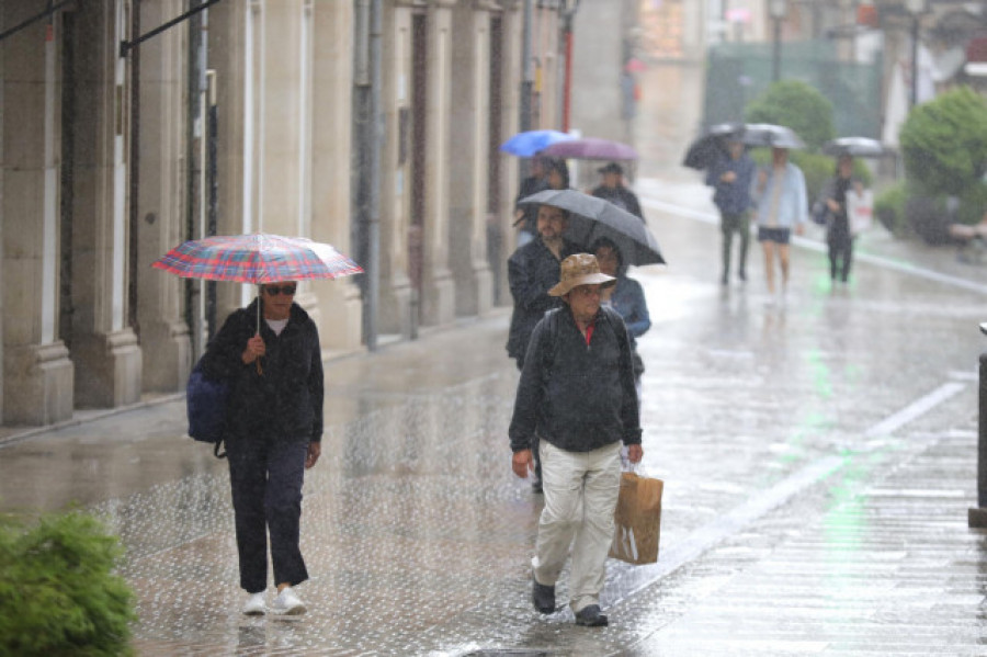 El paso de la borrasca ex-Danielle dejará fuertes lluvias en Galicia esta tarde de miércoles