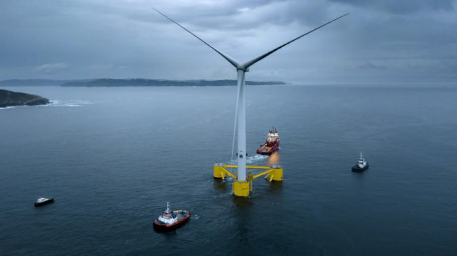 Galicia instalará una planta experimental de eólica marina a 10 kilómetros de A Coruña