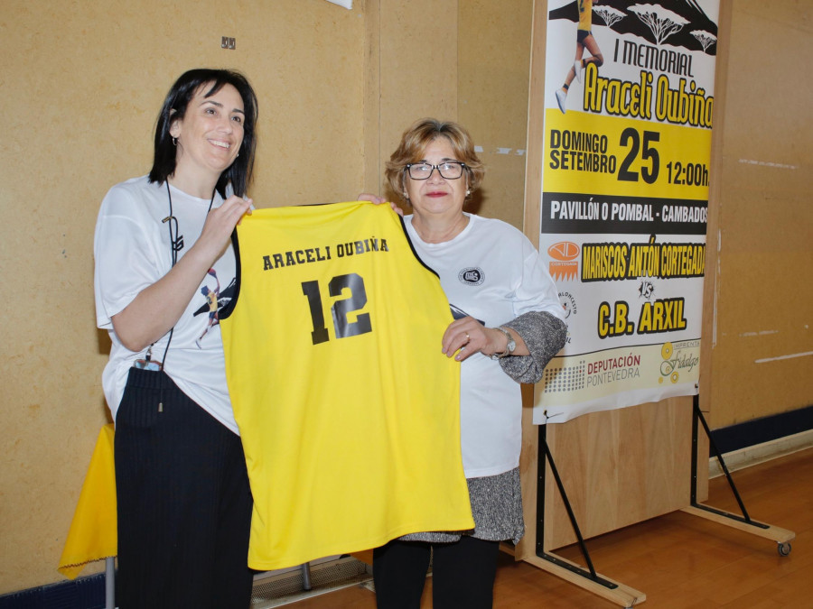 Araceli Oubiña, en la memoria colectiva del basket arousano