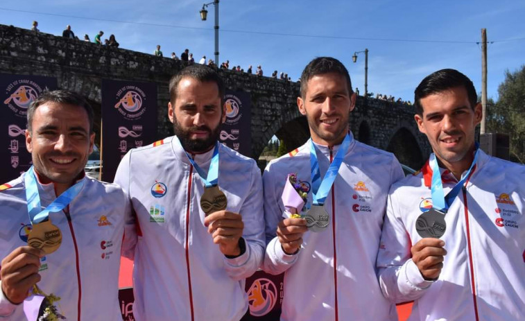 Oro para Campos y Romero, y plata para Busto y Miguéns en el Mundial