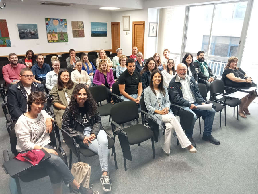 Comienza con 20 alumnos el taller de empleo dual Tahume VIII que comparten Ribeira y Porto do Son