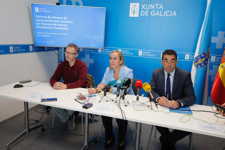 La Xunta licita por un millón el colector de Cabanelas y carga contra Costas por no autorizar el de Vilanova y Cambados