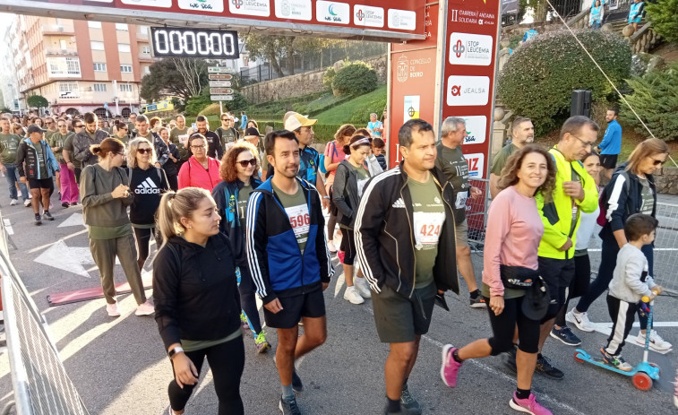 Boiro le planta cara a la leucemia corriendo y andando 10 kilómetros
