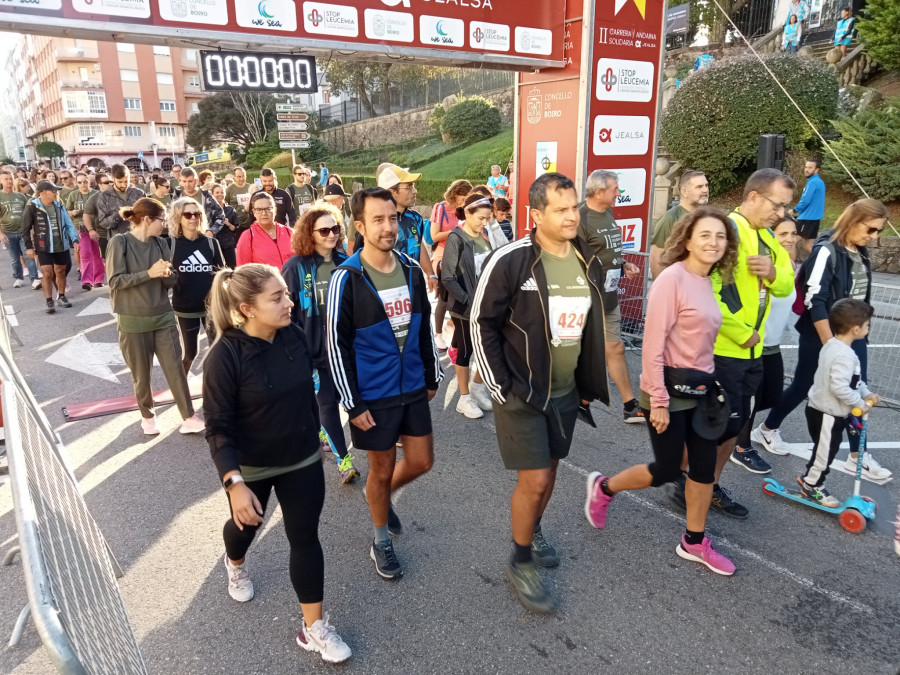 Boiro le planta cara a la leucemia corriendo y andando 10 kilómetros