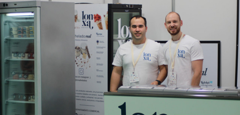 Lonxa, el helado artesano que nació en Ourense en plena pandemia