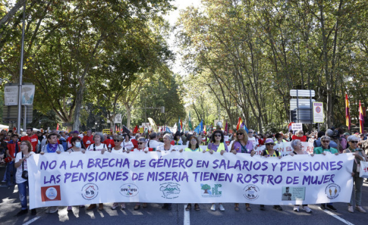 Miles de personas piden en Madrid revalorizar pensiones y salarios con el IPC