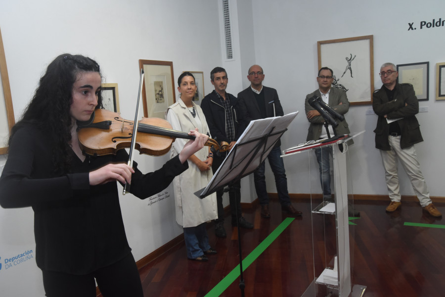 Cincuenta grabados de Poldras, Goya y Dalí muestran “os caprichos espidos” en el Museo de Artes do Gravado