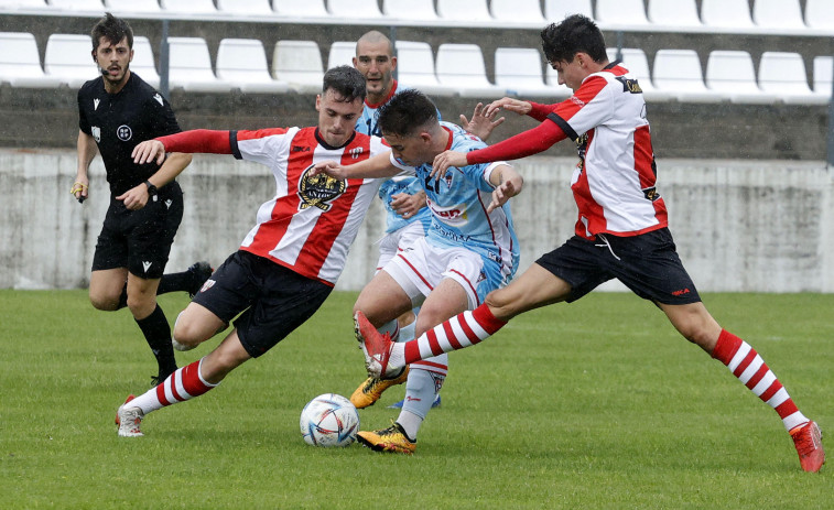 El Céltiga empata con el Atios en un ejemplo claro de la igualdad de la liga