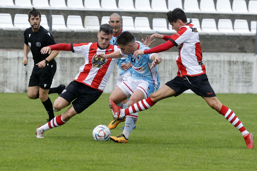 El Céltiga empata con el Atios en un ejemplo claro de la igualdad de la liga