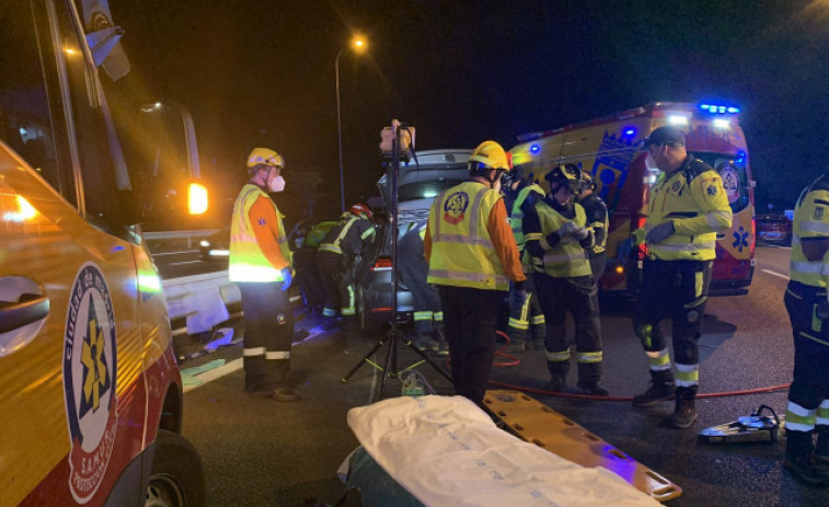 Un conductor 'kamikaze' provoca un accidente de tráfico en la A-2 en Madrid dejando cinco heridos